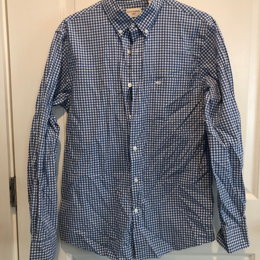 Dockers plaid button up